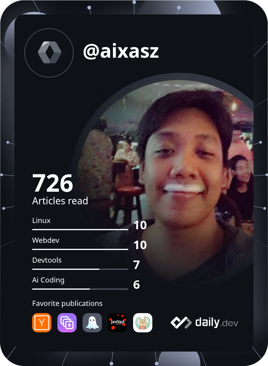 Nattapong Nunpan's Dev Card