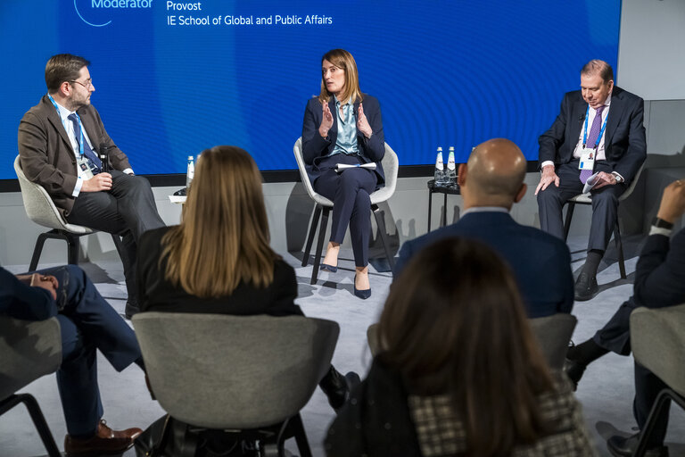 Roberta METSOLA, EP President participates at the Munich Security Conference 2025 - Participation at the Spotlight Session on Venezuela