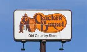 Cracker Barrel Sign