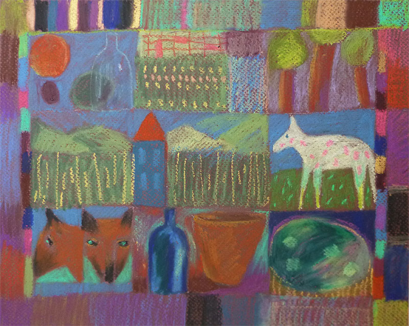 oil pastel patchwork 003