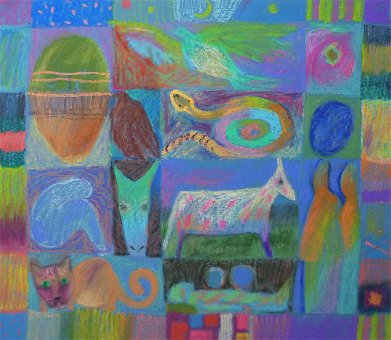oil pastel patchwork 006