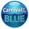 badge carnival blue