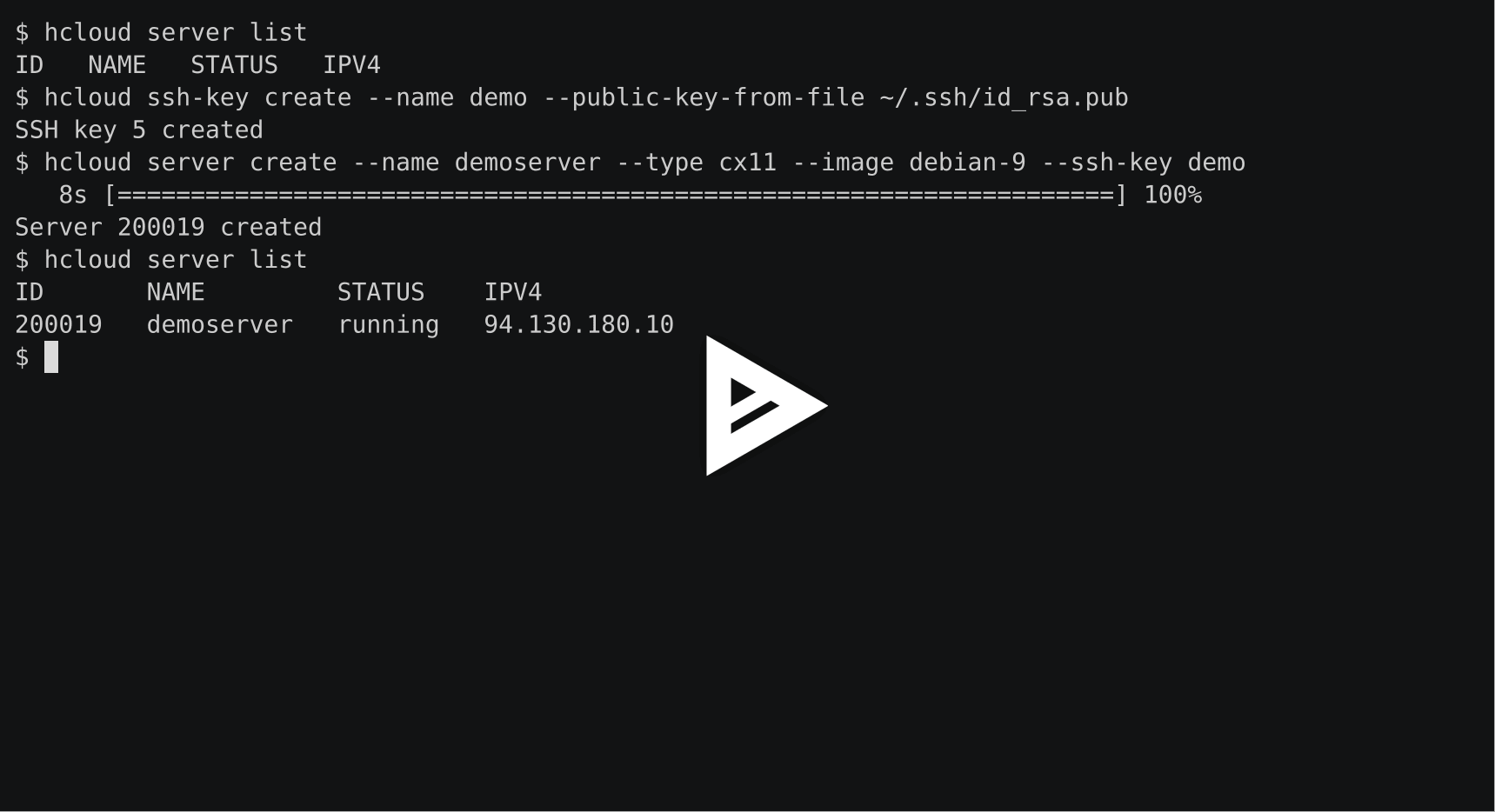 asciicast