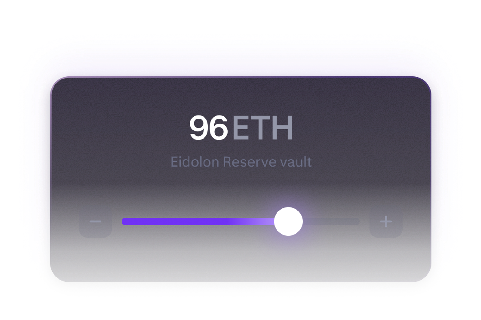 Staking Ethereum from Vault