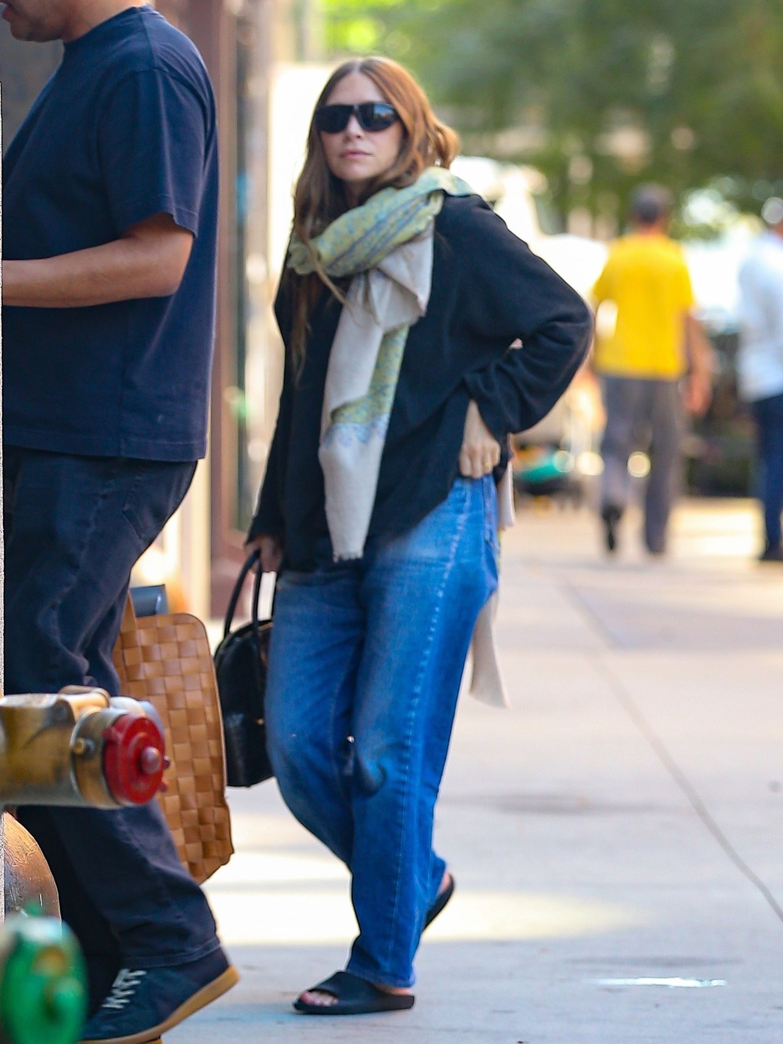 According to Ashley Olsen, It’s Never Too Hot for a Scarf