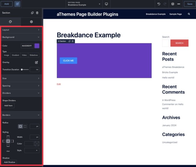 breakdance-style-options – aThemes Breakdance style options