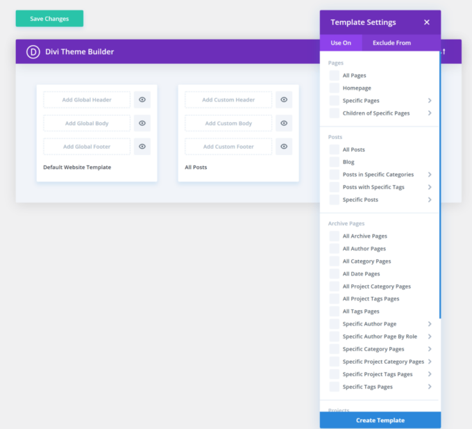 divi-theme-builder – aThemes Divi theme builder interface
