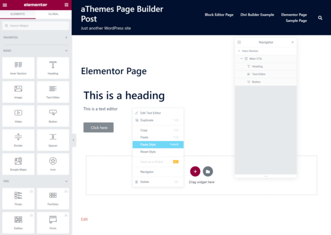 elementor-copy-paste – aThemes Elementor copy/paste and navigator
