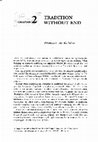 Research paper thumbnail of Tradition Without End