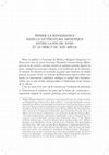Research paper thumbnail of Penser la Renaissance dans la littérature artistique entre la fin du XVIIIe et le début du XIXe siècle