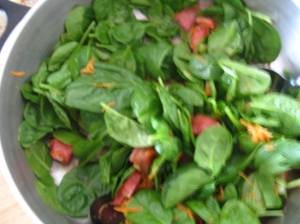 IMG_3908 Appetizer - spinach salad