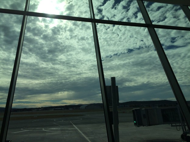Canberra's autumn sky.