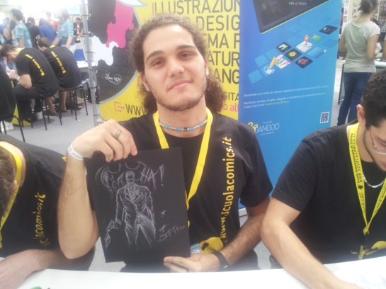 Stand Scuola Internazionale dei Comics Napoli - Davide Di Marco Pisciottano