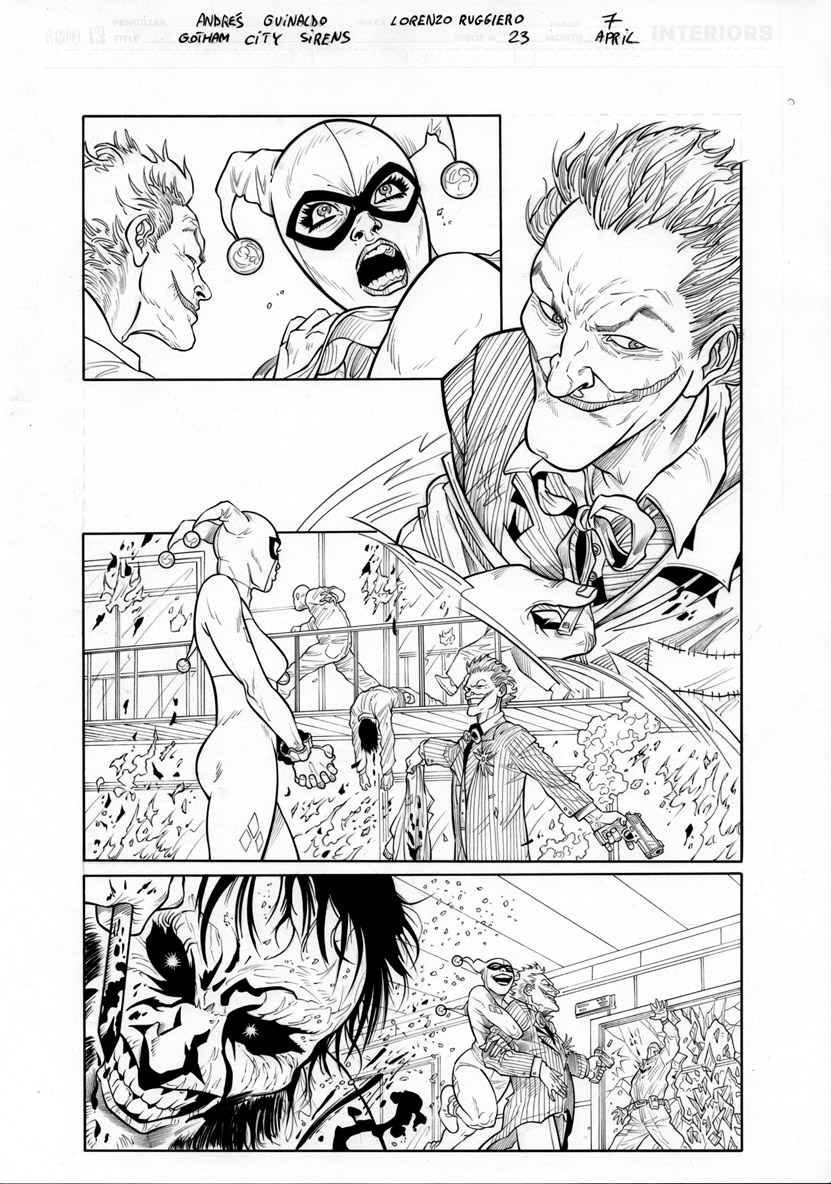 Le Sirene di Gotham #23 Pagina 7 - Apparso qui in Italia su LE SIRENE DI GOTHAM N.4: Divisione edito da RW Lion by Lorenzo Ruggiero