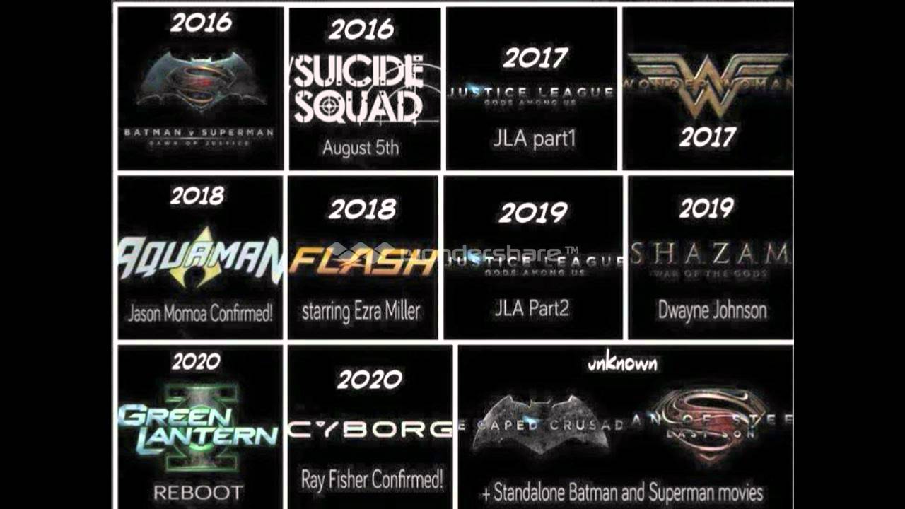 Tutti i film targati DC Comics distribuiti dalla Warner Bros. Pictures.