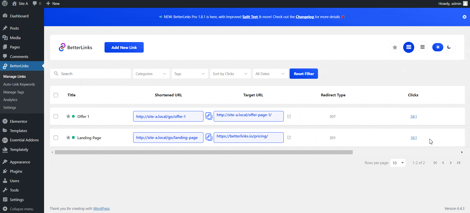 How To Carry Out Split Test Using Dynamic Redirects On BetterLinks? 3 Split Test