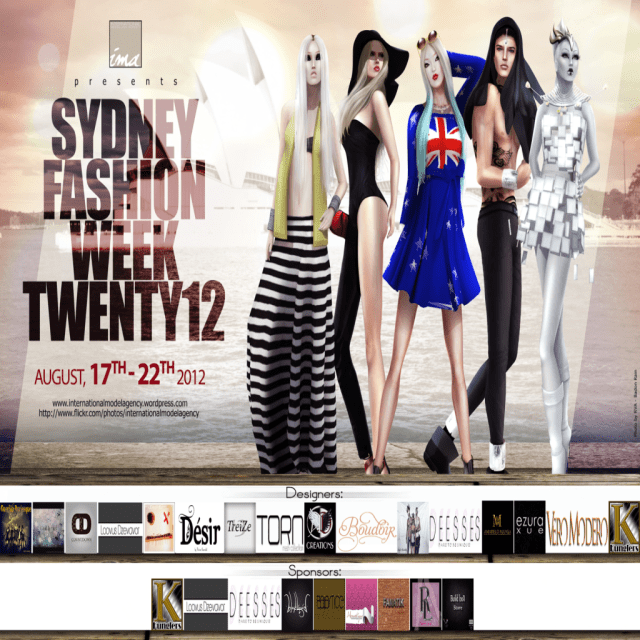 IMA Inc Sydney Fashion Week Aug 17-22, 2012
