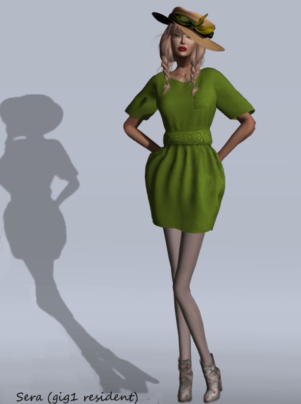 Lounge dress green