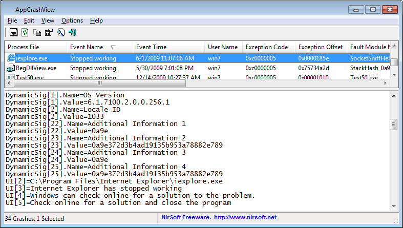 AppCrashView AppCrashView