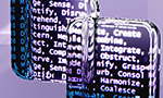 Imagem de duas telas sobrepostas com palavras sobre um fundo roxo gerada pelo Google DeepMind | SciELO em Perspectiva Imagem de duas telas sobrepostas com palavras sobre um fundo roxo gerada pelo Google DeepMind