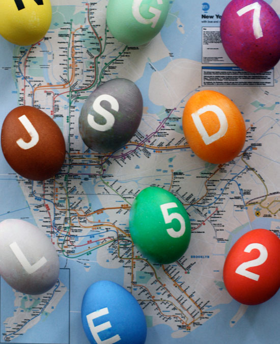 subway line easter eggs