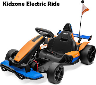 Kidzone Electric Ride On Toy 24V Licensed McLaren MCL35 Go Kart, racing kart, toys
