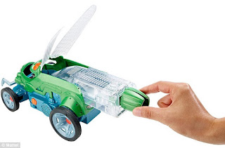 Mattel, Bug Racer, car driven by crickets, cricket car Mattel, Bug Racer, car driven by crickets, cricket car