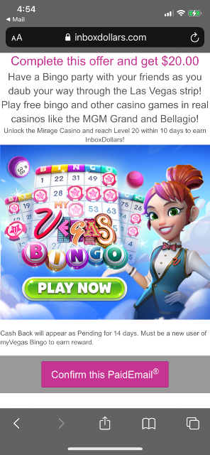 THIS IS AN EXAMPLE OFFER Example: Earn Cash Playing Mobile Games