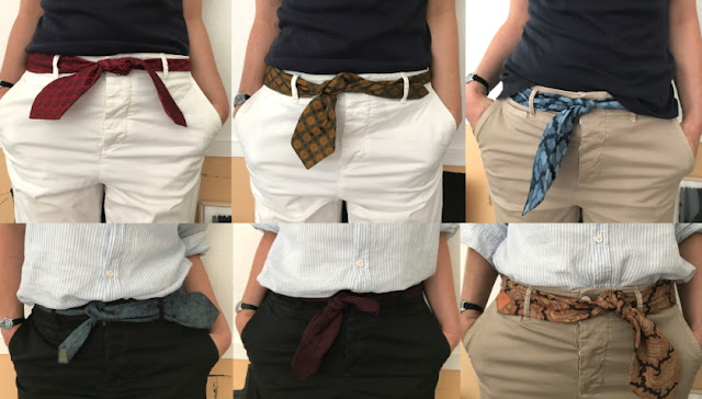 Krawatten als Gürtel Krawatten als Gürtel