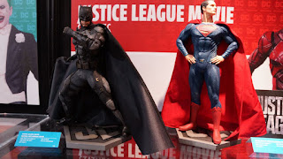 Batman and Superman statues Batman and Superman statues