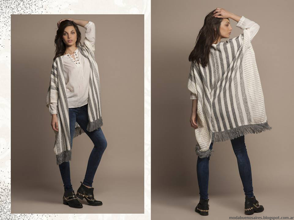 Ruanas invierno 2016 ropa de mujer otoño invierno 2016 Zhoue.