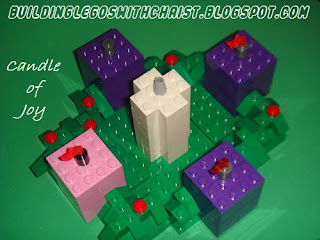 Lego Advent Wreath, Candle of Joy, Christian Lego Creations, Biblical Lego Creations Lego Advent Wreath, Candle of Joy, Christian Lego Creations, Biblical Lego Creations