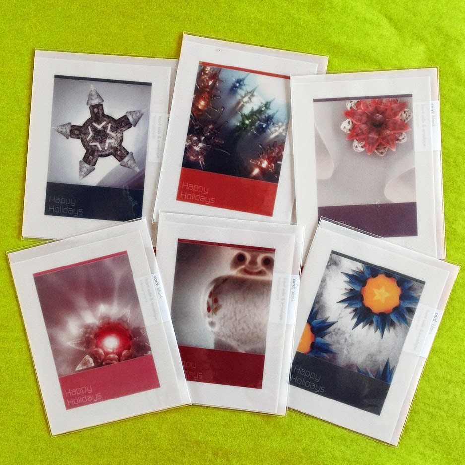 Photography cards featuring vintage Christmas lights by Bindlegrim Series of 6 art photography cards featuring vintage lights from the 1920s to the 1960s.
