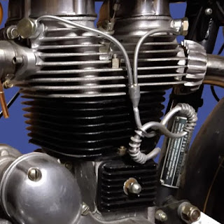 Does this tube really cool the motor? View of side of motor of Bullet motorcycle.