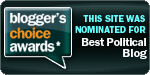 Naturally, B4B has been nominated for Best Political Blog!