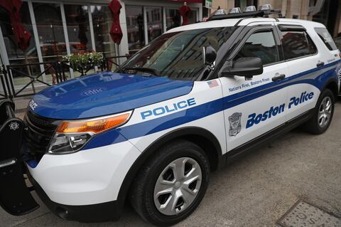 File photo of a Boston Police vehicle.