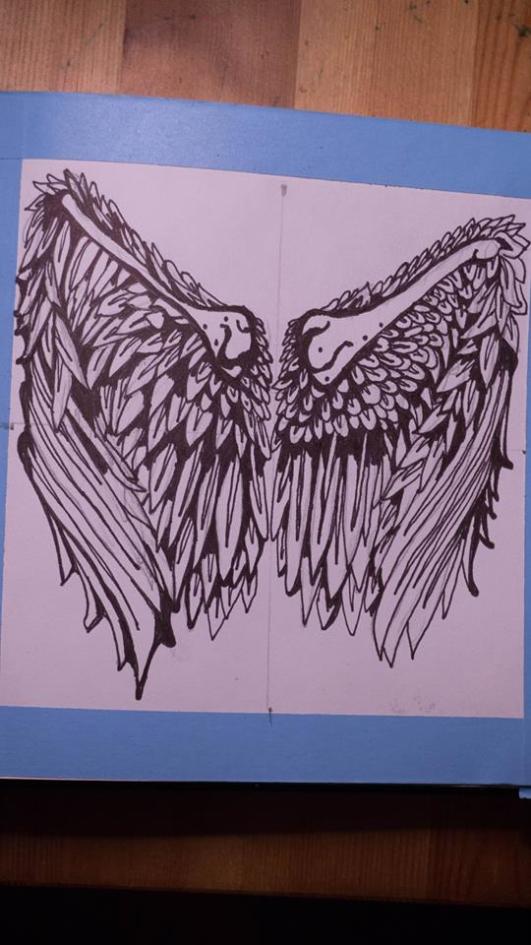 Long Feathered Wings
