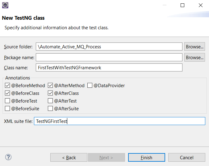 TestNG with Selenium - step 4