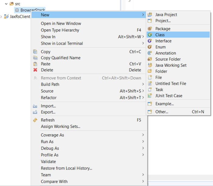 Configure Eclipse with the Selenium Webdriver client