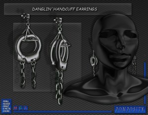 Danglin´Handcuff Earring