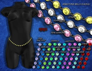 Gemstone Belly Chain Gacha