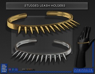 Studded Leash Holder