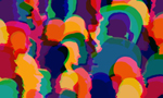 <em>Revista Brasileira de Estudos de População</em> participa da Semana Especial do Blog SciELO em Perspectiva | Humanas Desenho de inúmeras silhuetas coloridas representativas da diversidade populacional.