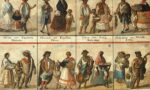 Pintura representando o sistema de casta utilizado nas colônias espanholas nas Américas.