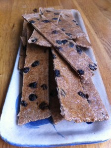 Sweet Oat Bran Crisp breads