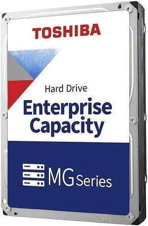 TOSHIBA MG09 Series MG09SCA10TE 10TB 7200 RPM 512MB Cache SAS 12Gb/s Hard Drives