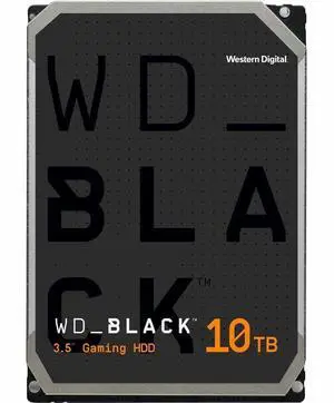 WD Black WD102FZBX 10 TB Hard Drive - 3.5" Internal - SATA (SATA/600) - Conventional Magnetic Recording (CMR) Method WD102FZBX
