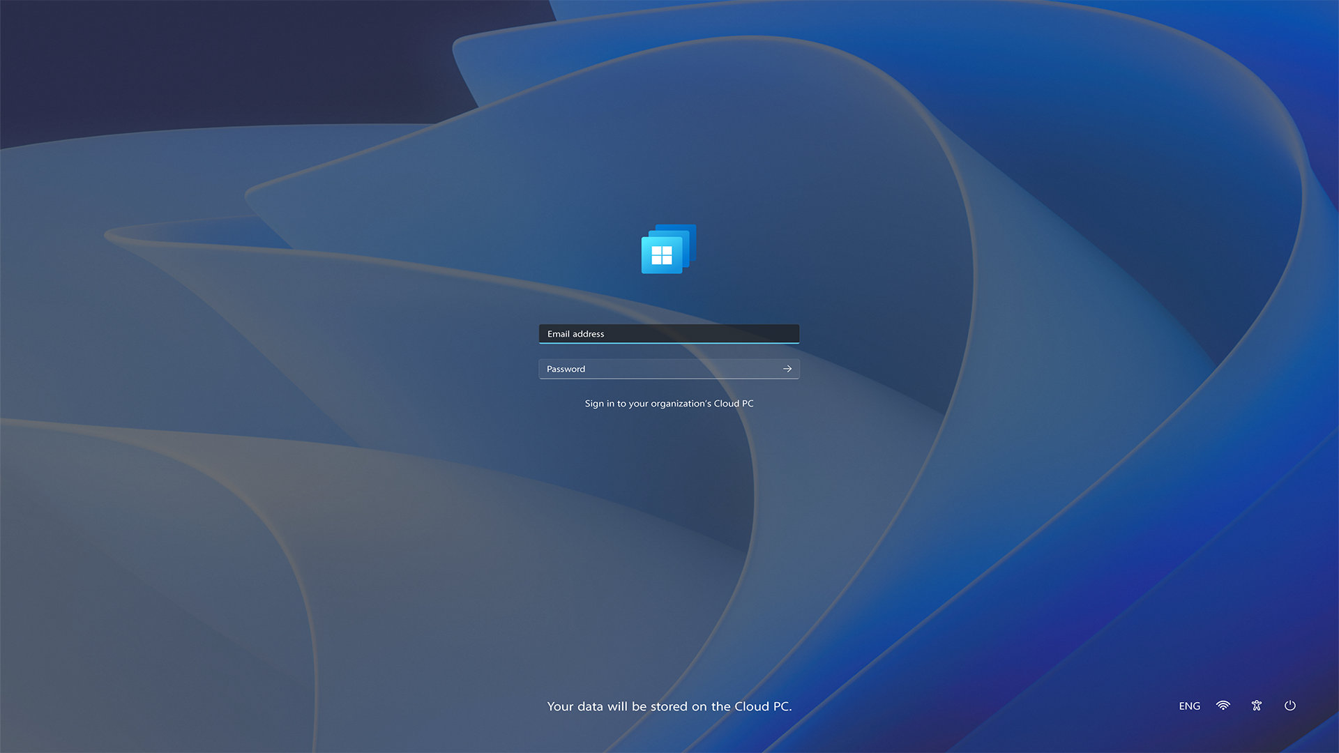 Windows sign-in screen