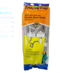 Snappy Trap 1-1/2 in. D PVC Double Sink Drain Kit
