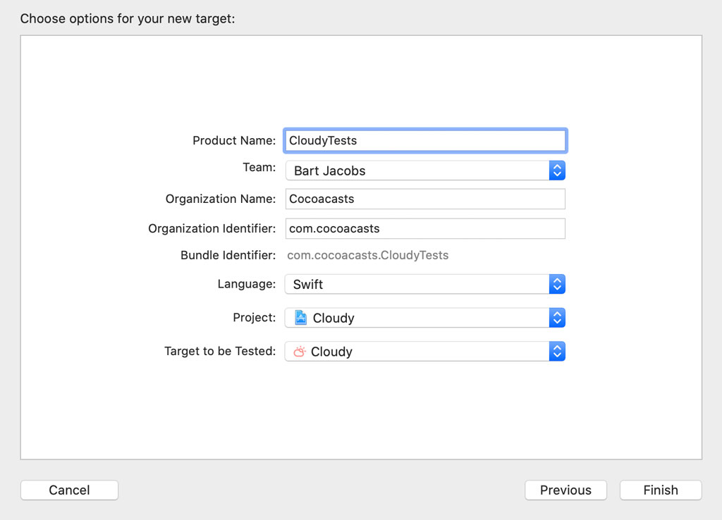 Configuring the Target